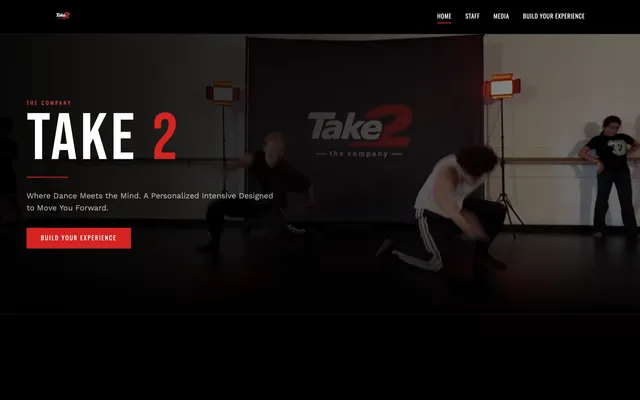 Screenshot of Take2 Dance Company